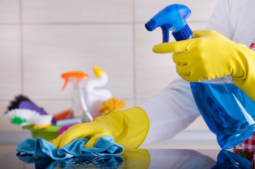 Professional house cleaning service for a Mayfair townhouse interior