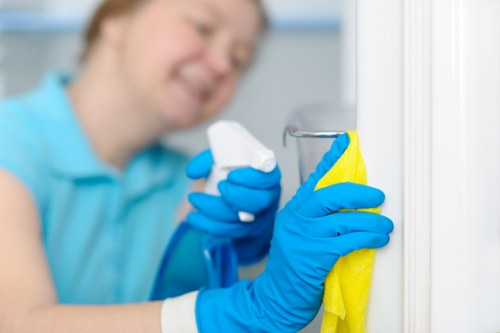 Detailed kitchen cleaning before moving into a Mayfair property