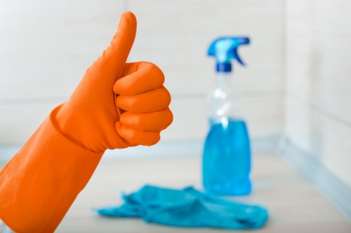 Local domestic cleaner preparing a Mayfair property for a visit