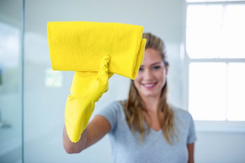Recurring cleaning support for a Mayfair residential hallway